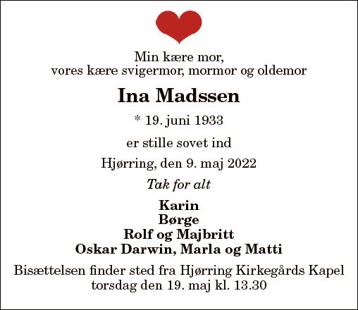 Ina Madssen
