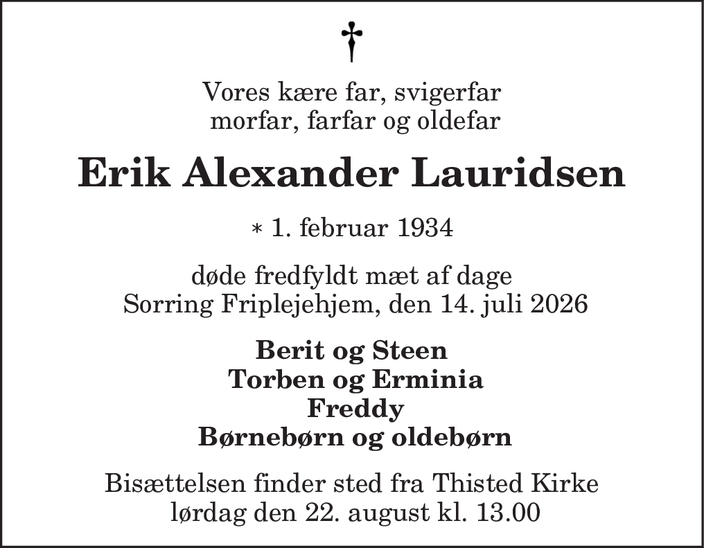Erik Alexander Lauridsen