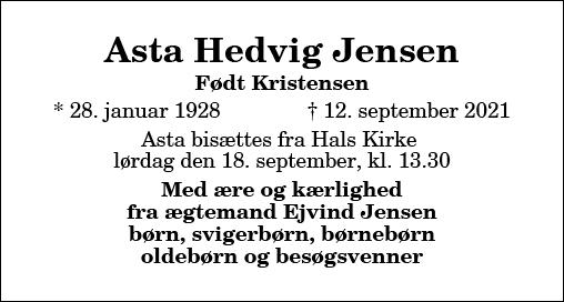 Asta Hedvig Jensen