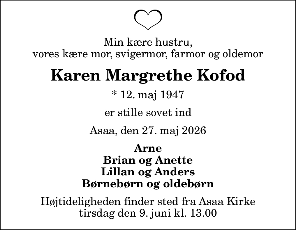 Karen Margrethe Kofod