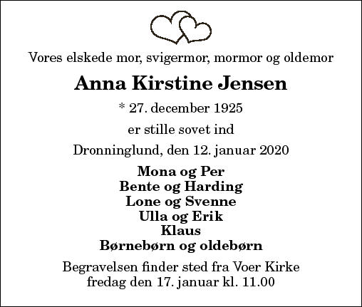 Anna Kirstine Jensen