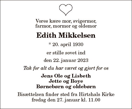 Edith Mikkelsen