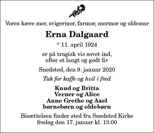 Erna Elfrida Dalgaard
