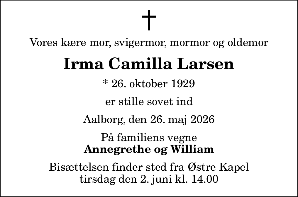 Irma Camilla Larsen