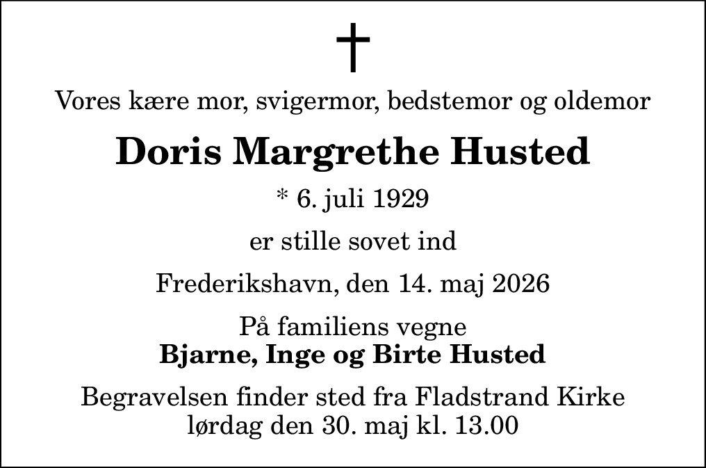 Doris Margrethe Husted