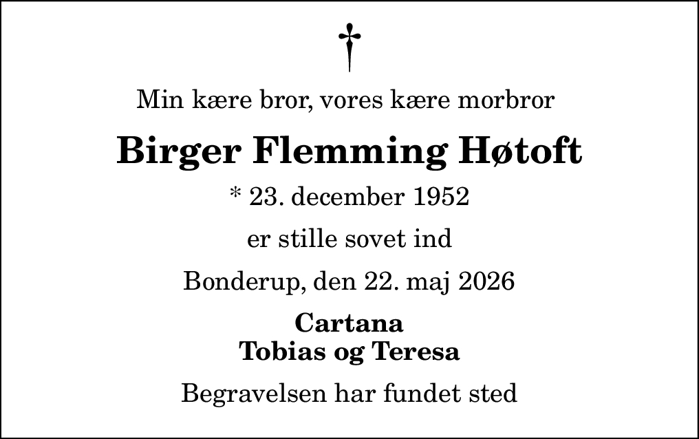 Birger Flemming Høtoft