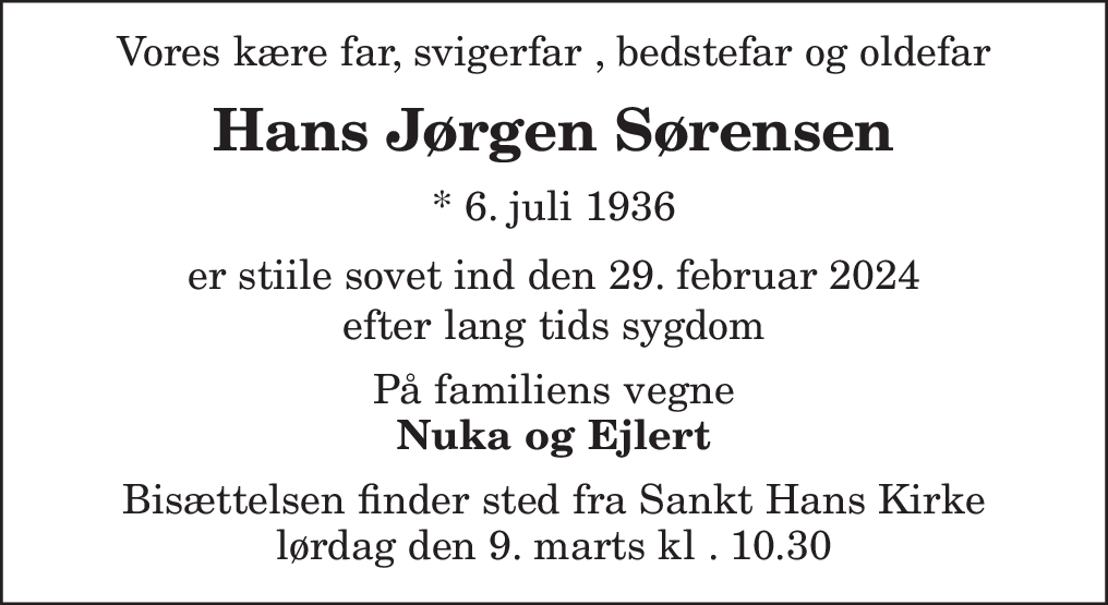 Hans Jørgen Sørensen