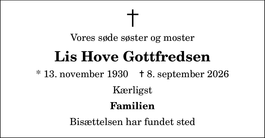Lis Hove Gottfredsen
