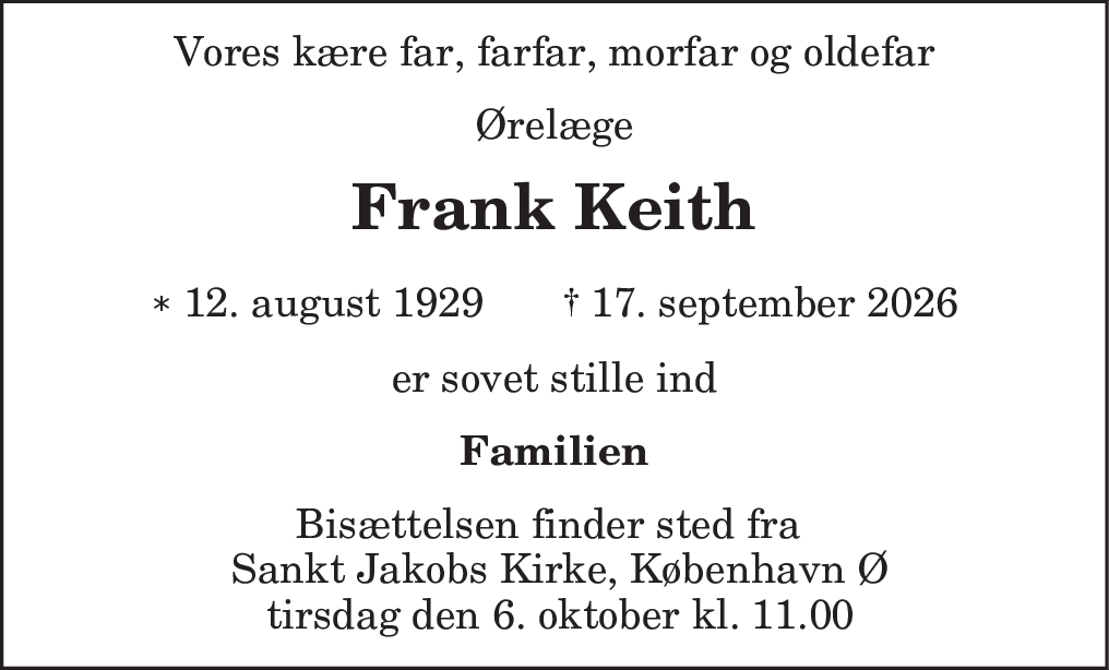 Frank Keith