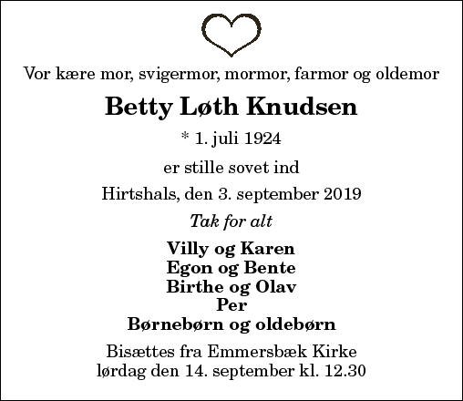 Betty Løth Knudsen