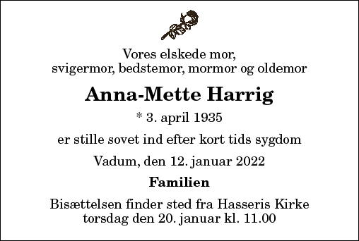 Anna-Mette Harrig