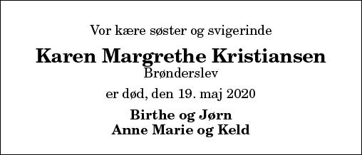 Karen Margrethe Kristiansen