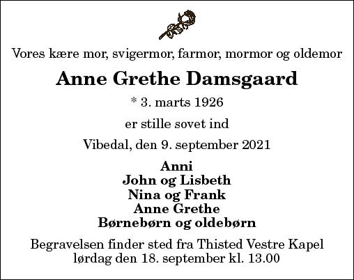 Anne Grethe Johanne Damsgaard