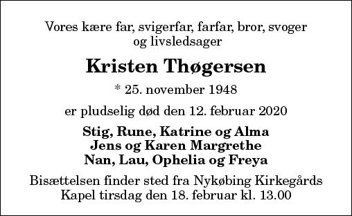 Kristen Thøgersen