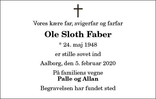 Ole Sloth Faber