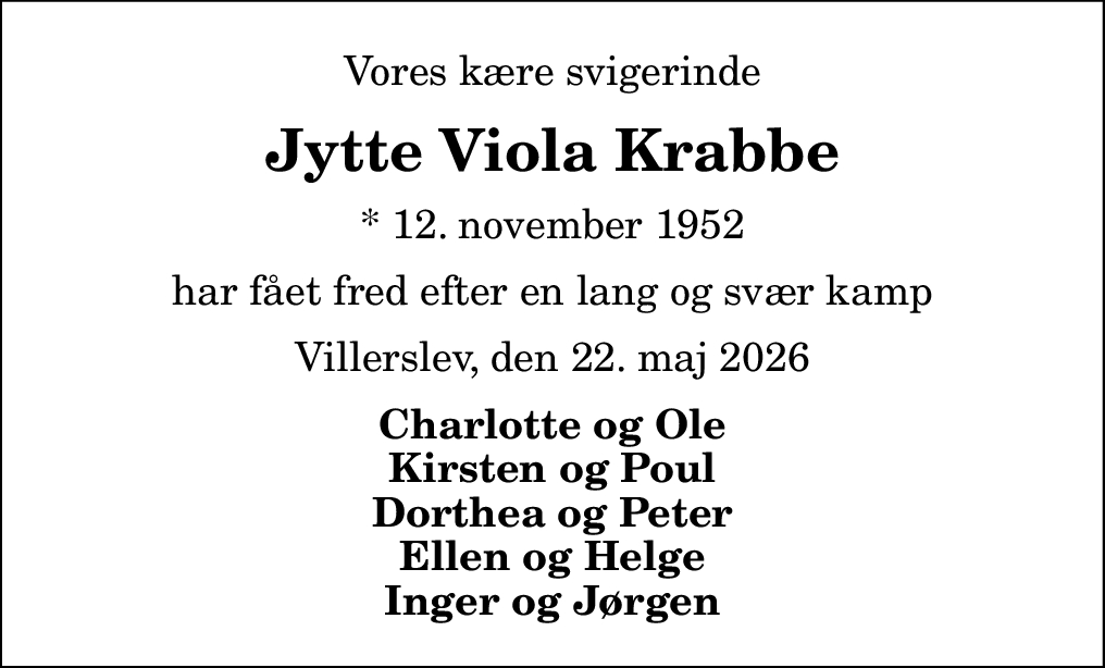 Jytte Viola Krabbe
