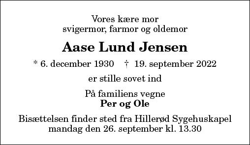 Aase Lund Jensen