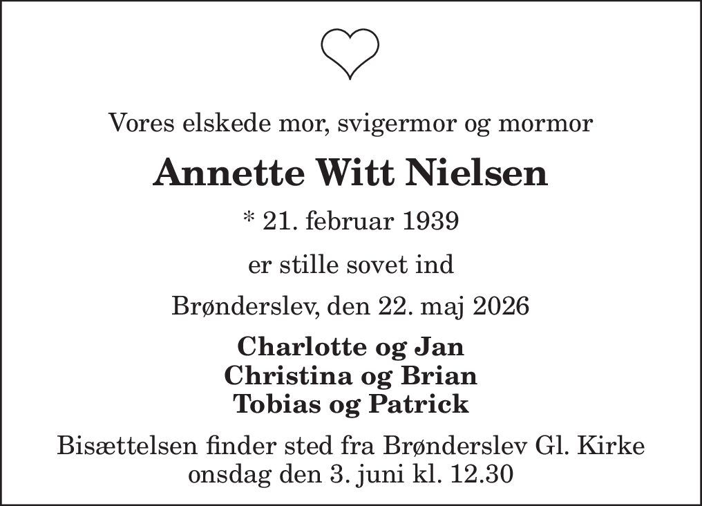 Annette Witt Nielsen