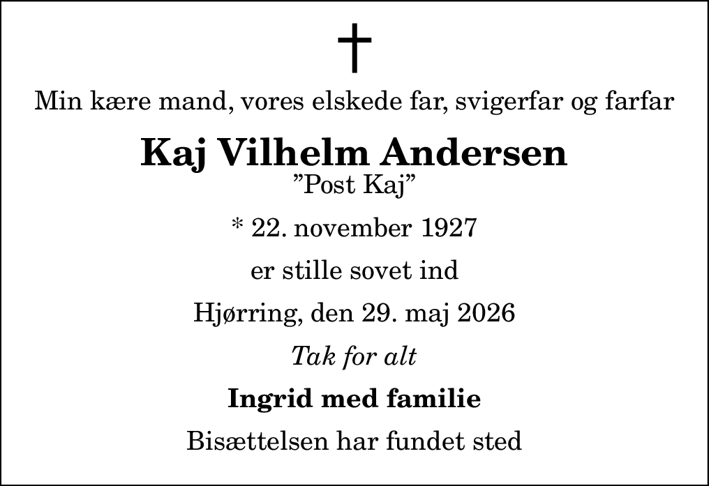 Kaj Vilhelm Andersen