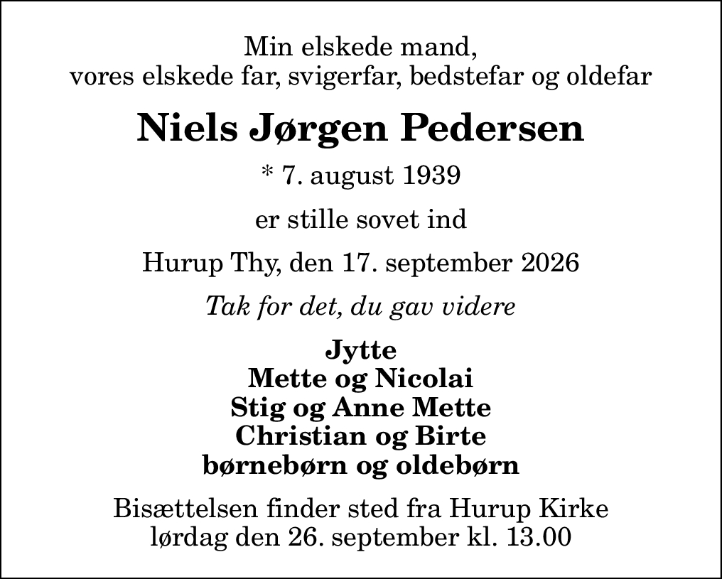 Niels Jørgen Pedersen