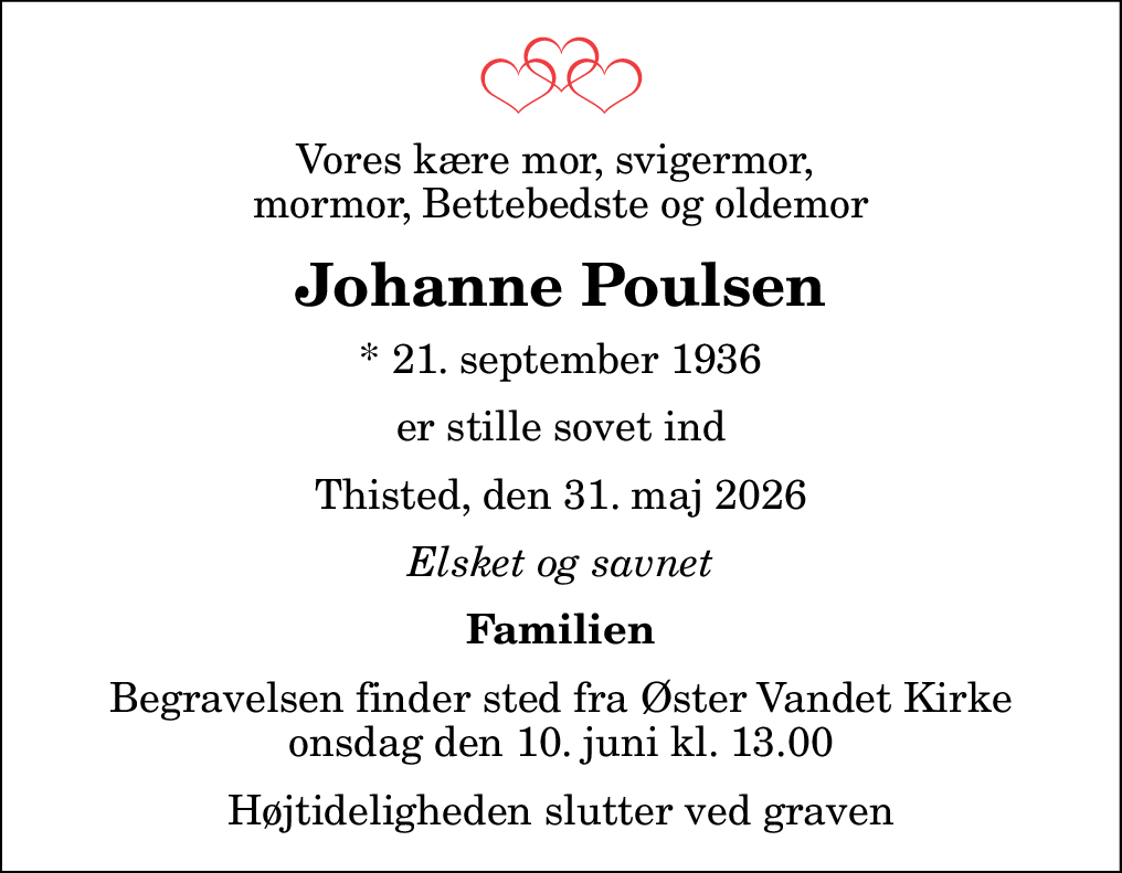 Johanne Poulsen