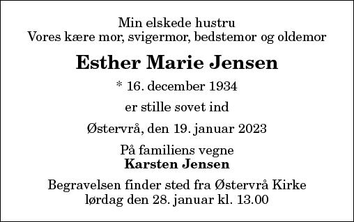 Esther Marie Jensen