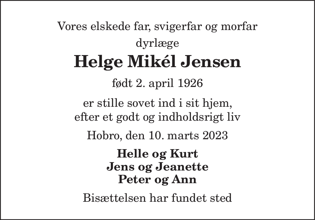 Helge Mikél Jensen