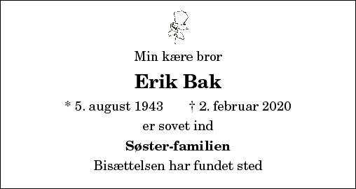 Erik Bak