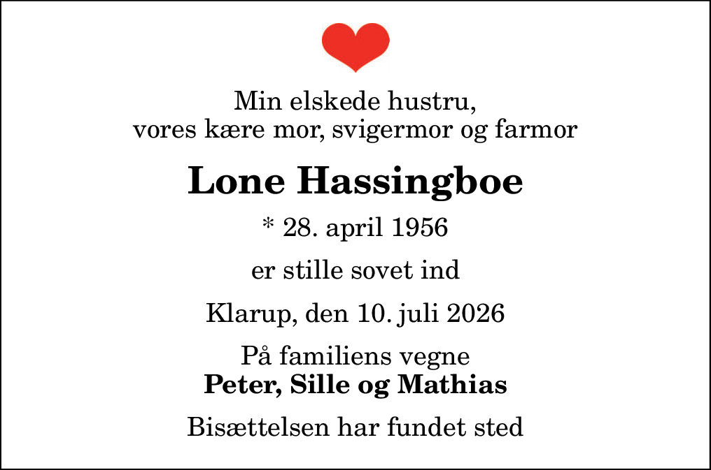 Lone Hassingboe