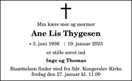 Ane Lis Thygesen