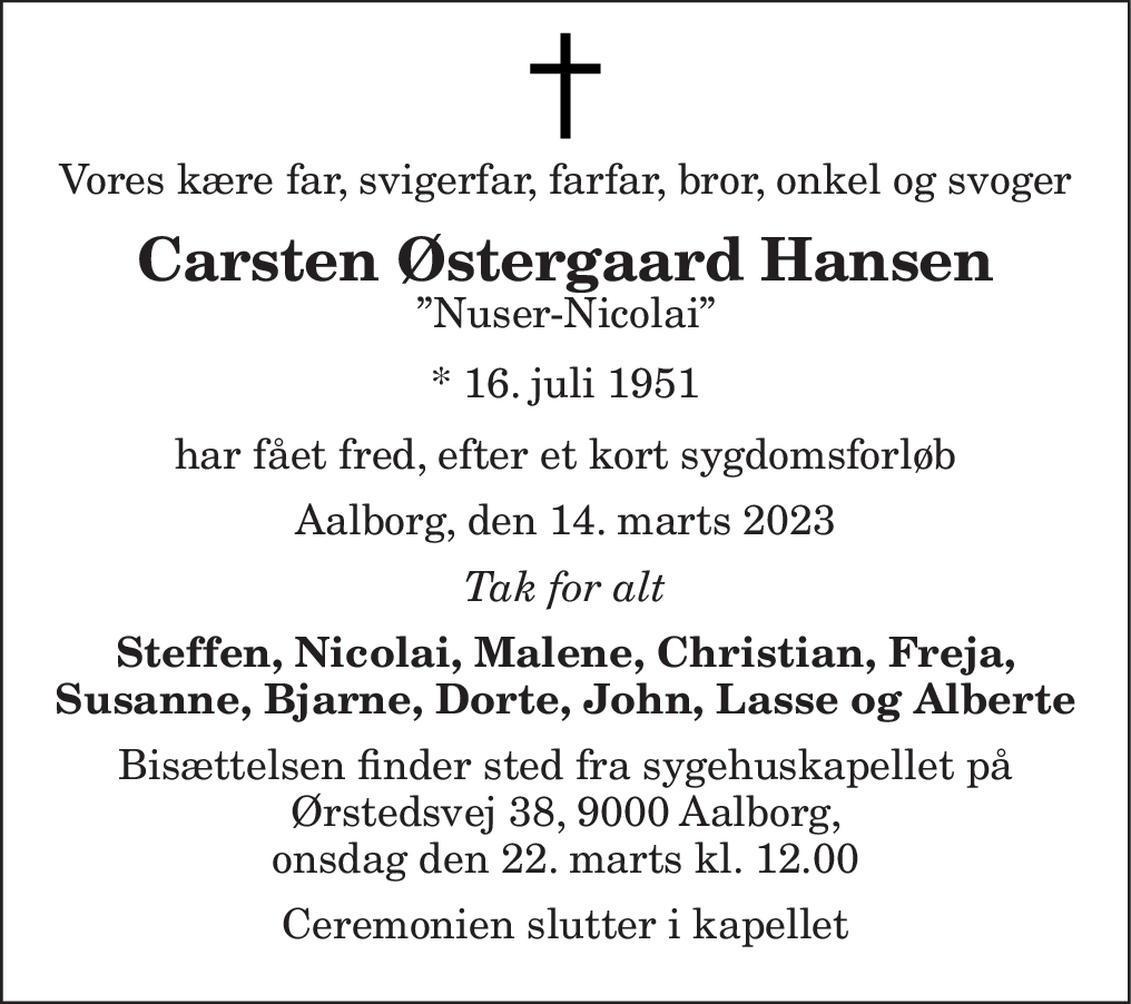 Carsten Østergaard Hansen