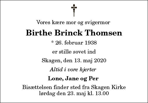 Birthe Brinck Thomsen
