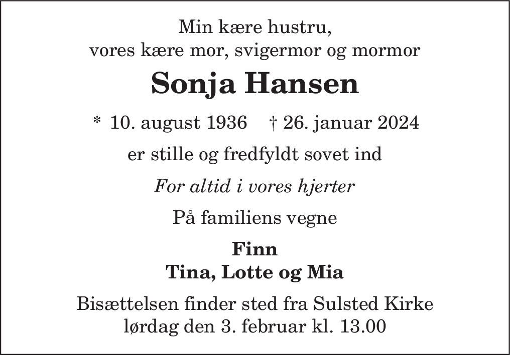 Sonja Hansen