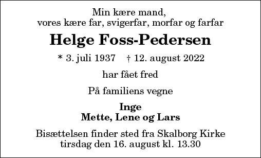 Helge Foss-Pedersen