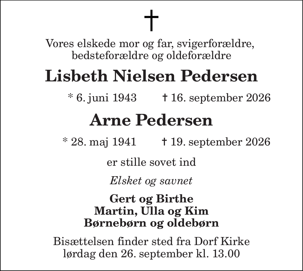 Lisbeth Nielsen/Arne Pedersen