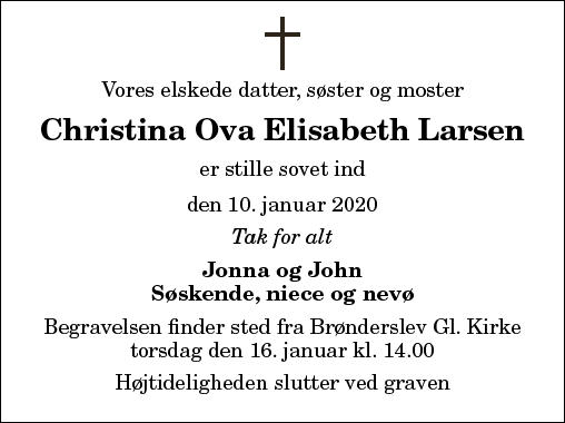 Christina Ova Elisabeth Larsen