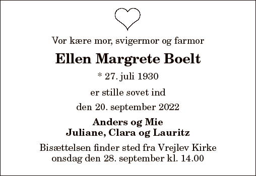 Ellen Margrete Boelt