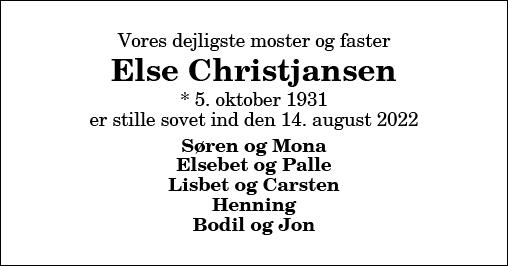 Else Christjansen