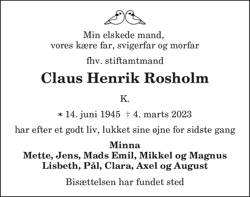 Claus Henrik Rosholm
