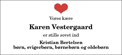 Karen Vestergaard