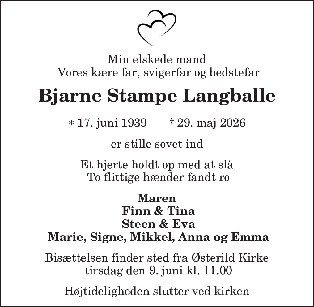 Bjarne Stampe Langballe